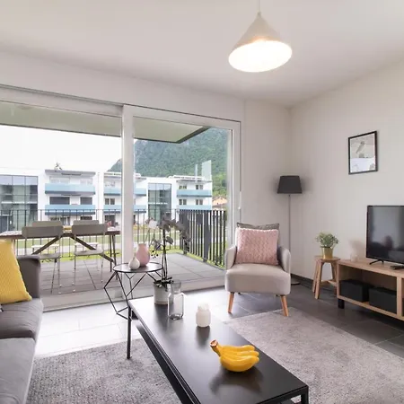 Modern 2 Bedrooms At Le Bouveret. Self-checkin. Port-Valais