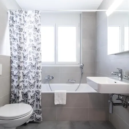 Modern 2 Bedrooms At Le Bouveret. Self-checkin. Apartmán Port-Valais