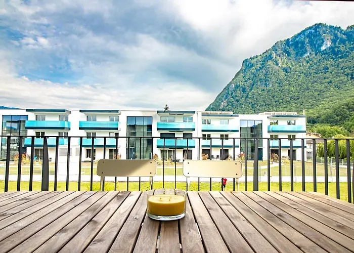 Modern 2 Bedrooms At Le Bouveret. Self-checkin. *