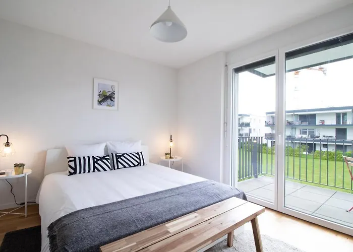 Modern 2 Bedrooms At Le Bouveret. Self-checkin. 公寓 *
