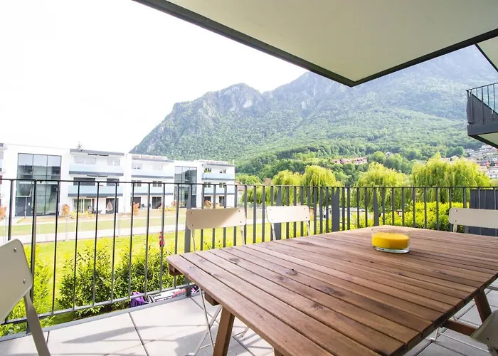 公寓 Modern 2 Bedrooms At Le Bouveret. Self-checkin. Port-Valais